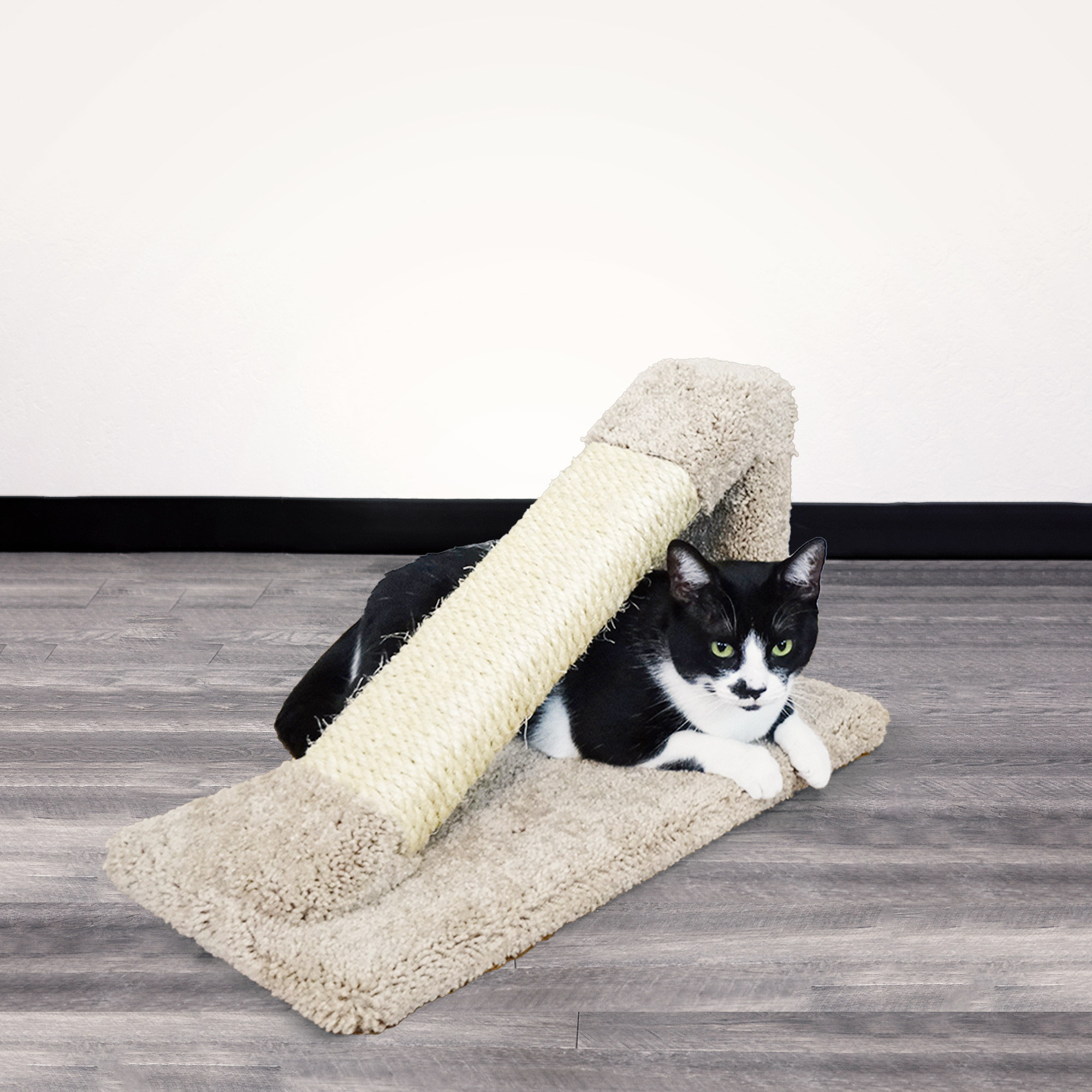 Angled sisal shop cat scratcher