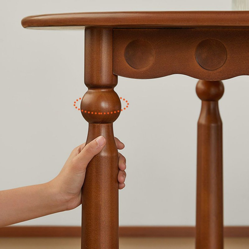 Brown Oval Solid Wood Dining Table, 29.53"H x 62.99"L x 31.5"W