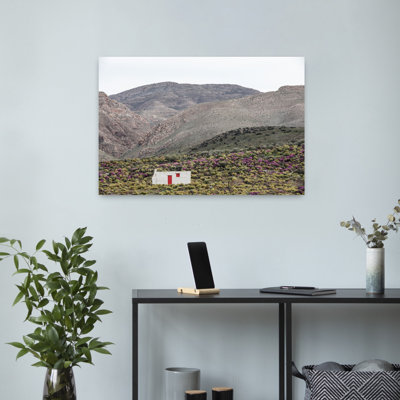 Contemporary Art Serene Abstract Contemporary Landscape Mountain Art by Shot By Clint - Wrapped Canvas Print