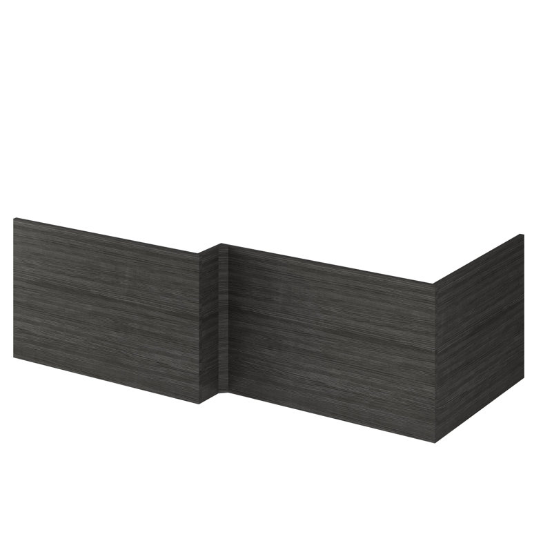 Shower Bath End Panel, Hacienda Black