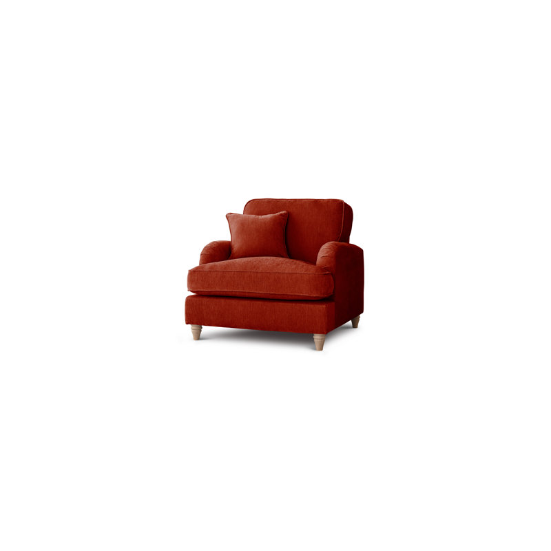 Galilee Upholstered Armchair, Apricot