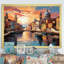 City Venice Architectural Popart II, reproduction d'art sur toile-755272159-755272158