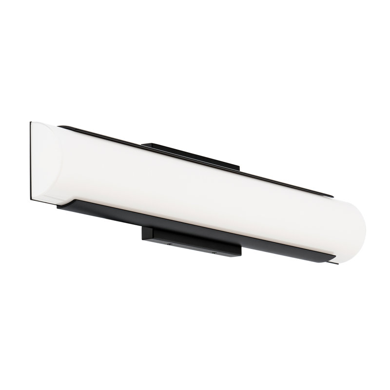 Demi 27" Dimmable LED Bath & Vanity Light, Black