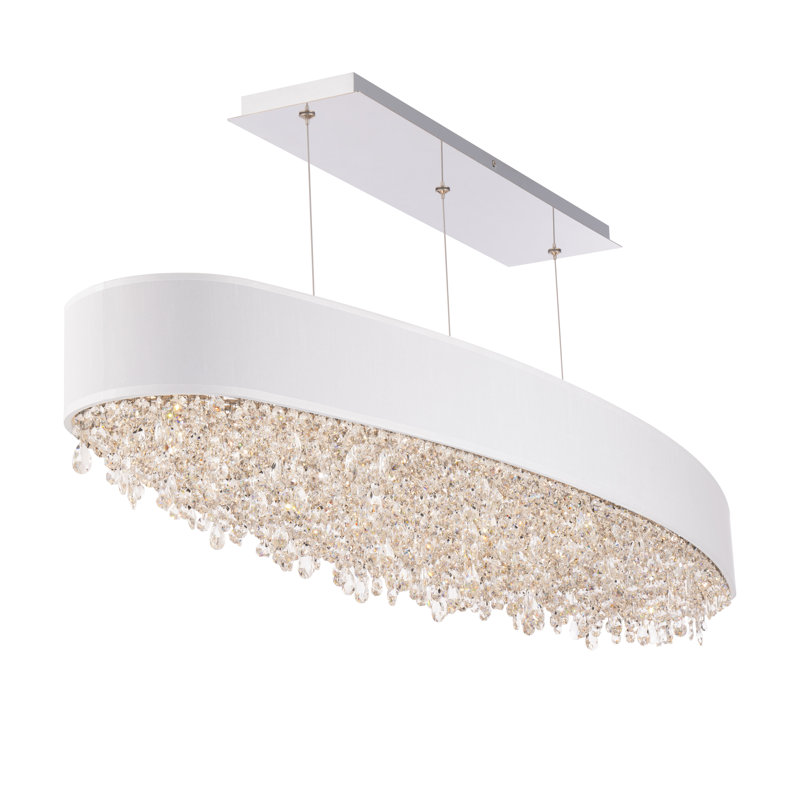 Eclyptix 1 - Light LED Chandelier, White