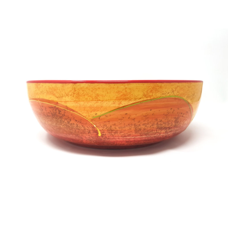 August Grove Devina Ceramic Fruit Bowl