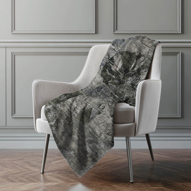 Jeté en sherpa Addison, Gris