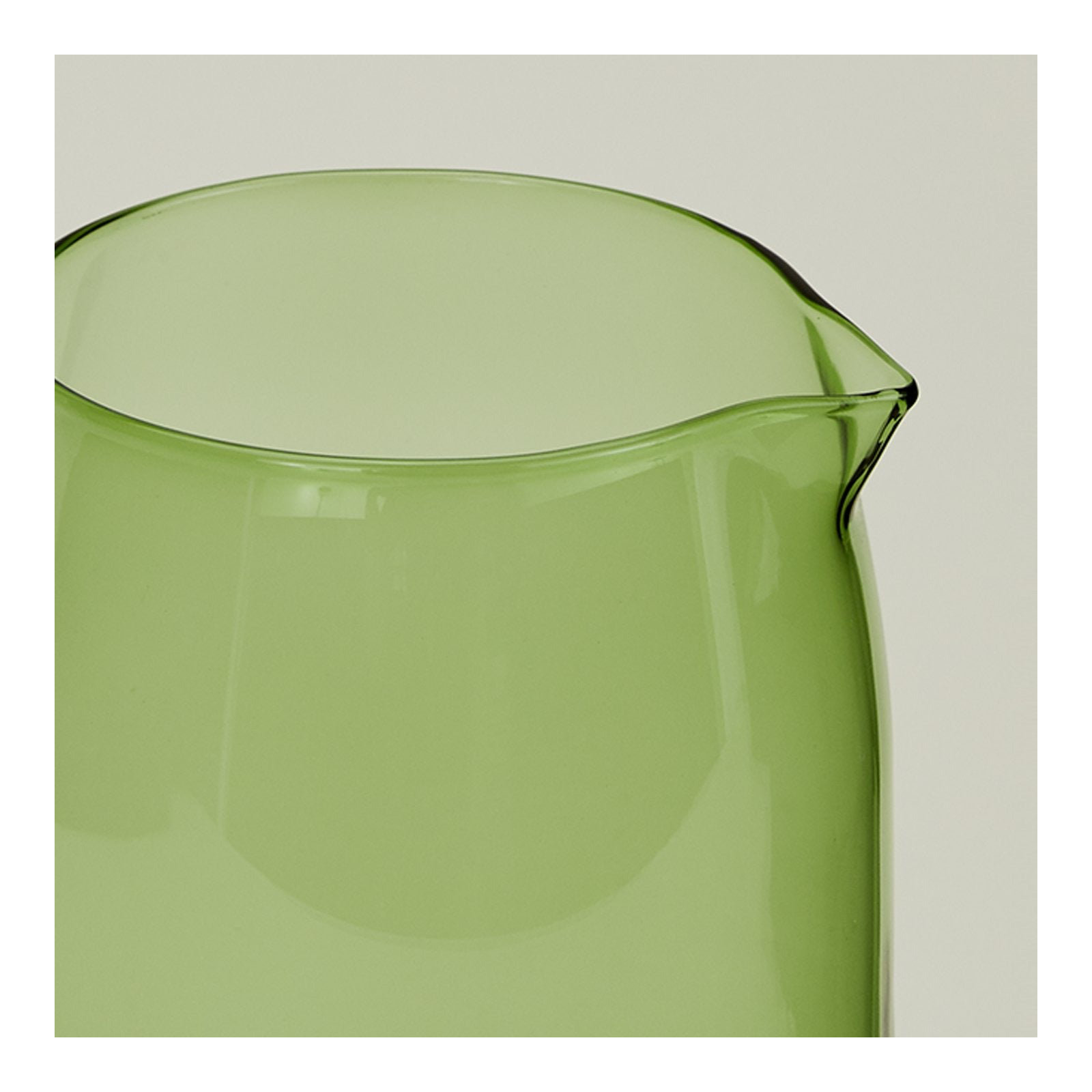 52oz. Glass Pitcher, Olive