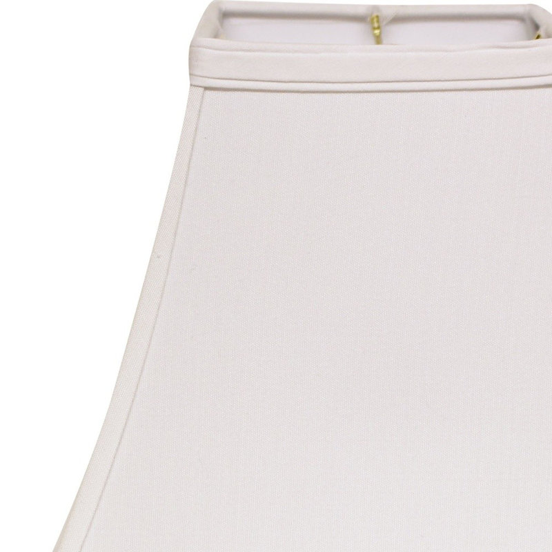 Squre Bell No Slub Lampshade, 9" H x 10" W x 10" D