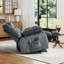 Fauteuil inclinable ergonomique 37,8 po avec massage chauffant et appui-tête réglable et rangement pour les bras-1220286383