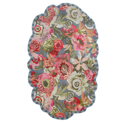 Sea Garden Floral Rug