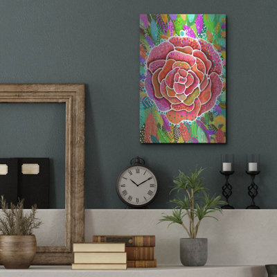 'Camelia Fondo2 by Noemi Ibarz, Metal Wall Art