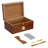 Camauri Gold Brass Stainless Steel Cigar Humidor