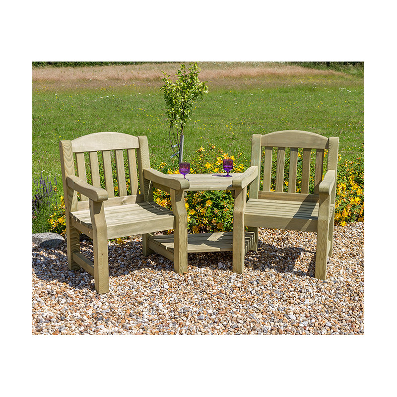 Gosnold Wooden Love Seat