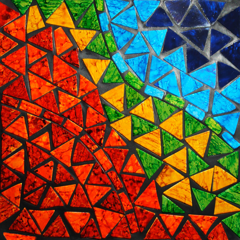 Mosaic - Wrapped Canvas Print, 51cm H x 51cm W
