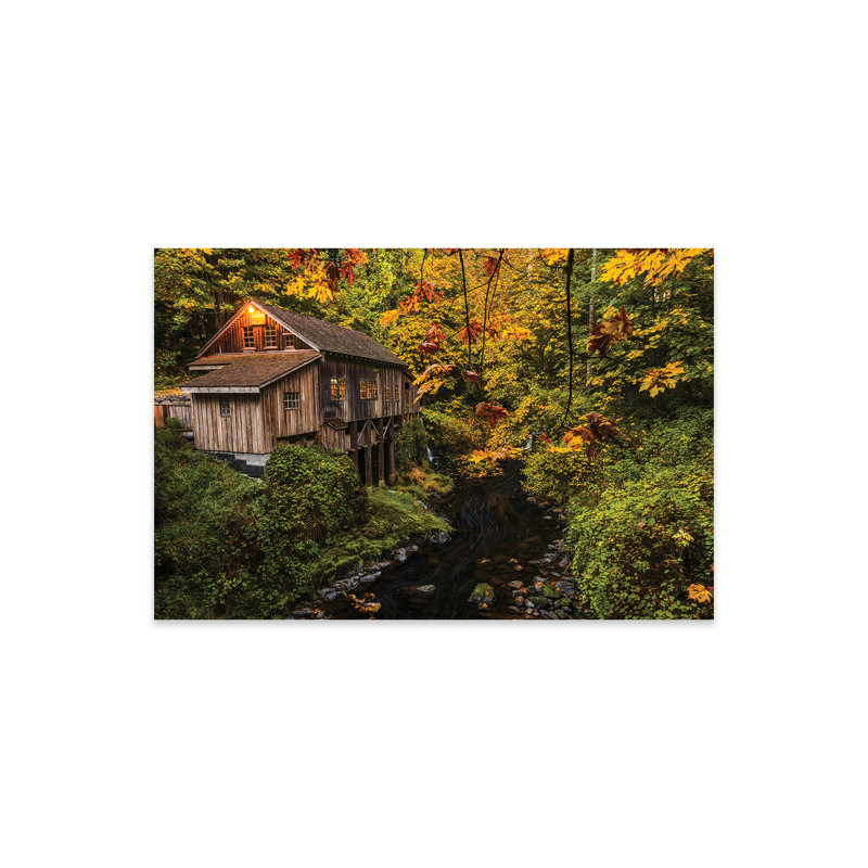Cedar Creek Mill sur plastique / acrylique par Dustin LeFevre, peinture