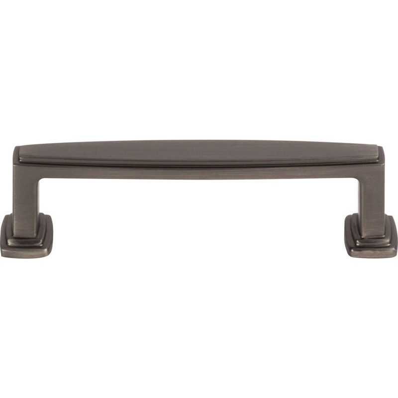 Richard Bar Pull, 3 3/4", Brushed Pewter