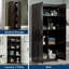 Armoire de rangement avec tablettes réglables-1441693048