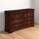 Commode double 6 tiroirs avec miroir Brandenn