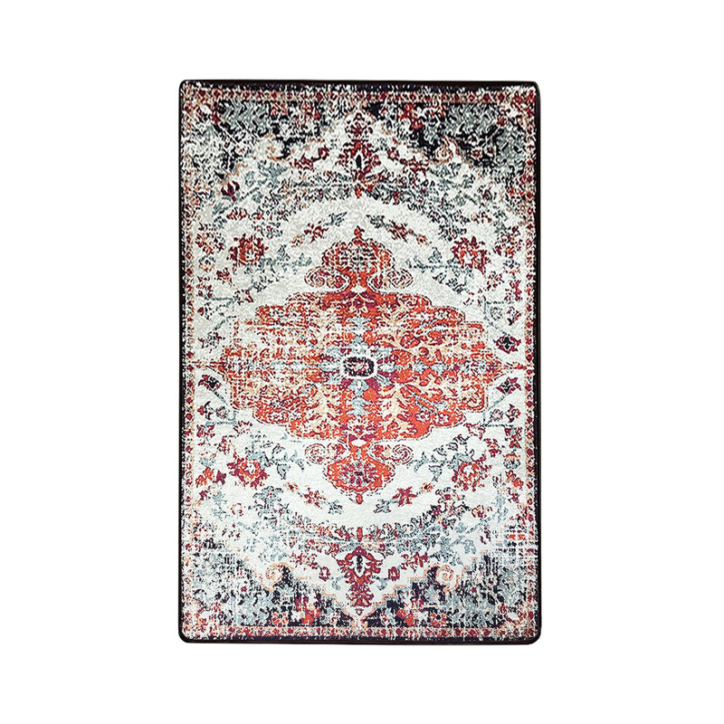 Antibacterial Hall Carpet, 3.3 x 6.6 Feet, 100% Polyester, 0.4 Inch Pile Height | Non-Slip Underside, Machine Washable at 86°F | Durable, Easy to Clean, Perfect for High Traffic Areas, Modern Design
