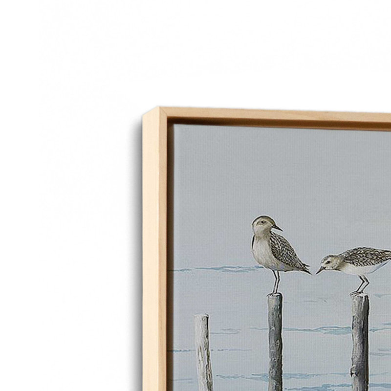 «Noonday Escapade», reproduction sur toile, Cadre américain en érable flottant, H 26 po x l 38 po x P 1,75 po