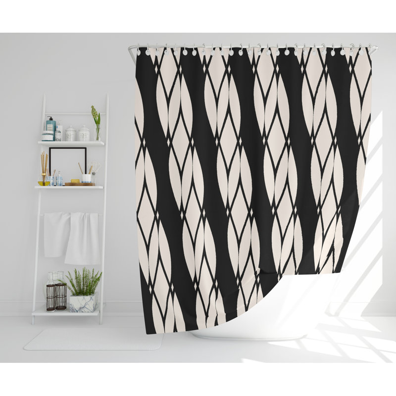 Jitu Polyester Shower Curtain Set, 168cm H x 168cm W