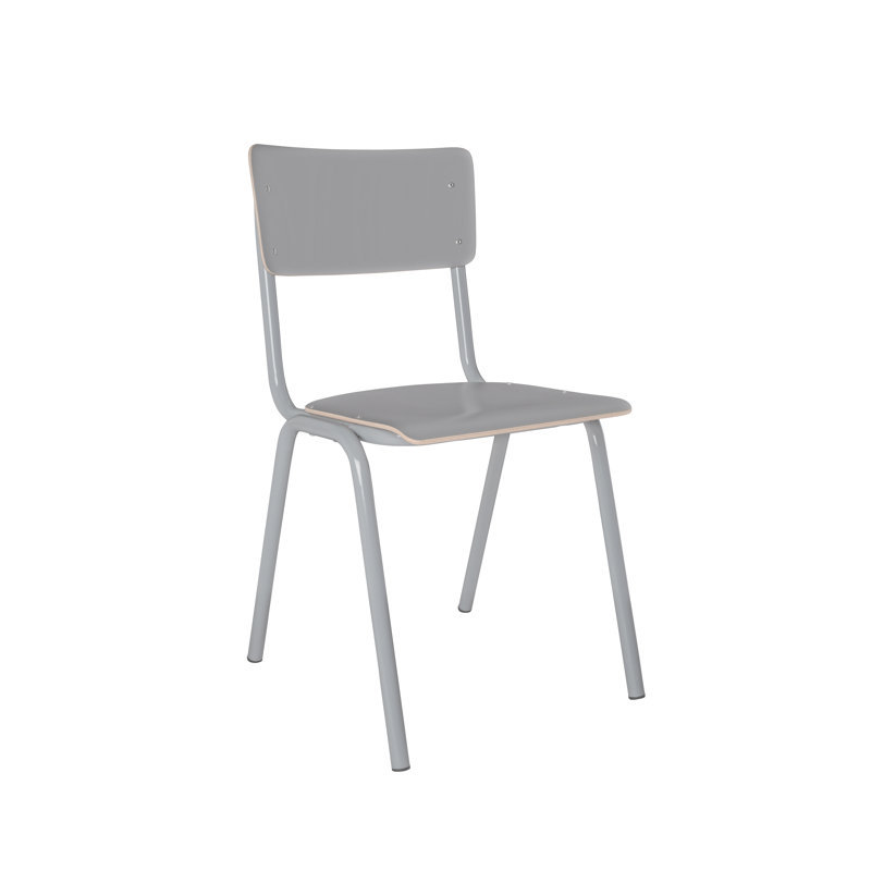 Chaise d'appoint empilable, Gris