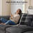 Modular 4-piece Cloud Sectional Sofa With 27.6" Extra Deep Seats, 111”w Reversible Couches With Ottoman-513512308