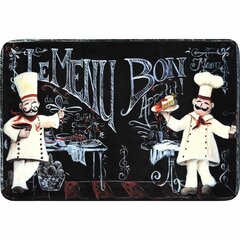 Chef Gear Novelty Anti-Fatigue Kitchen Mat, Cabernet, 17.5 in. x 48 in. 