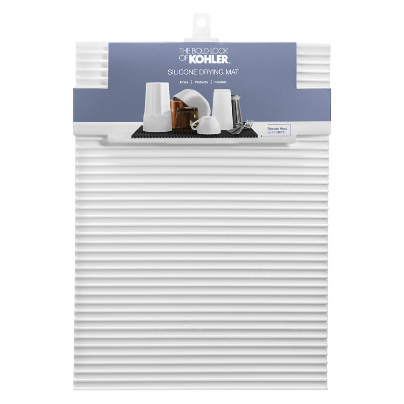 Silicone Drying Mat, White