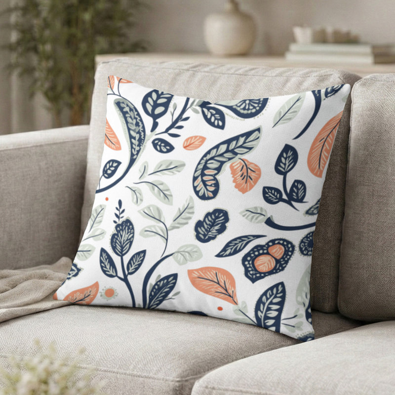 Coussin Boho, 16"H x 16"W