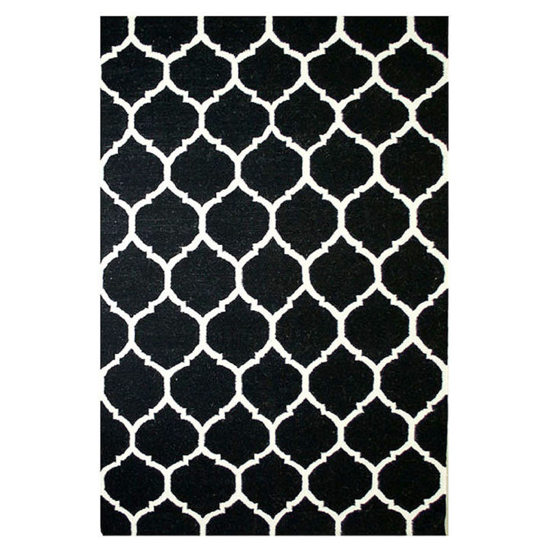 Hand Knotted Wool Geometric Indoor Rug