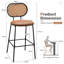 Counter Stool with Metal Frame-1330750300
