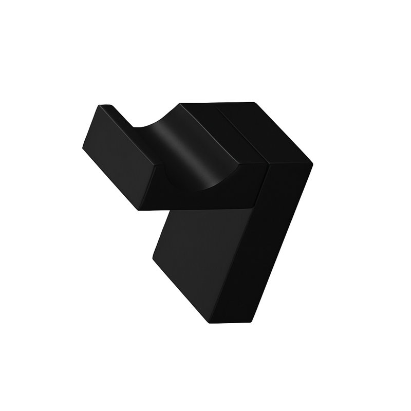 Giulia Single Robe Hook, Matte Black
