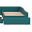 Upholstered Double Daybed With Trundle And Drawer-2103473145