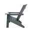 Ensemble de chaise Adirondack moderne en PEHD résistant aux intempéries avec table d'appoint Arenijus-88388735
