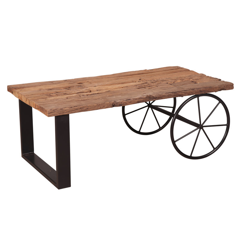 Table basse à roulettes