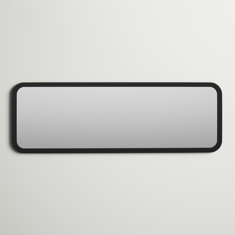 Brayan Wood Mirror, Black