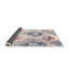 Tapis abstrait gris / bleu mer-164028109