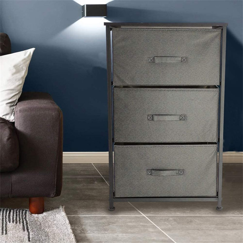 Evarose 3 Drawer Storage Drawer