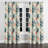 Abstract Velvet Curtains - Green Bahre Grommet Curtain - 1 Panel-238738264-238738268