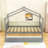 Twin Size Wooden House Bed With Drawers-679024195