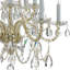 Lustre classique / traditionnel à 10 lumières de style bougie avec détails en cristal Wehr-32957548