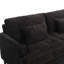 Canapé en chenille de style Mid-Century moderne avec coussins amovibles-1978548693