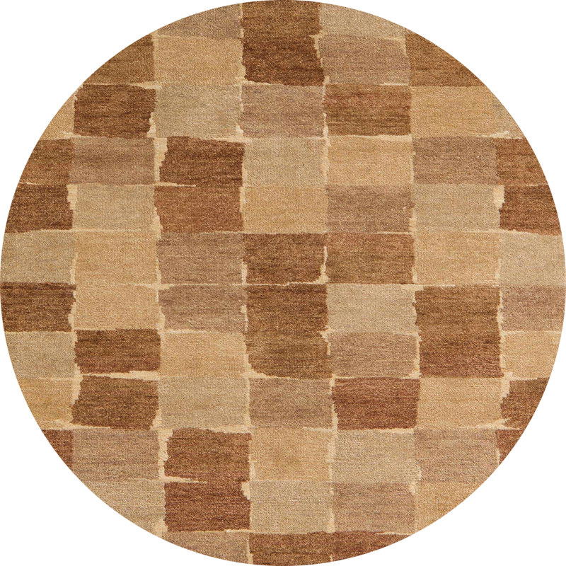 Abstract Indoor Rug, Round 3'