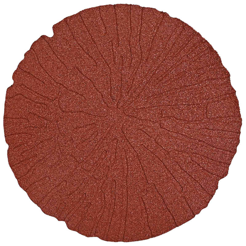 Tremplin 6 pièces Vidaxl rouge 17,72 po x 0,71 po en caoutchouc, Rouge
