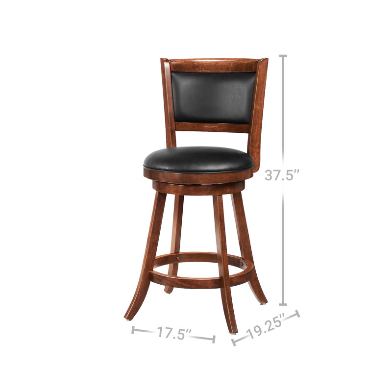 Tabouret de comptoir pivotant 24,25 po Abba