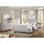 Upholstered Bed wth 37"Tall Headboard