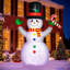 Bonhomme de neige de Noël gonflable