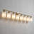 52'' 8-Light Gold Bathroom Vanity Light Modern Wall Sconce with Milky White Frosted Glass Shades-1000686552-1000686544