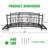 Kinbor 8 FT Garden Bridge